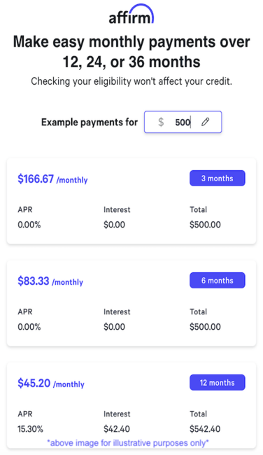 Pay over time